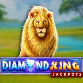 Official Jackpots logo: Diamond King Jackpots by SpinPlay Games at Millioner Casino