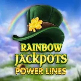 Rainbow Jackpots Power Lines logo – Jackpots by Red Tiger Gaming at Millioner Casino