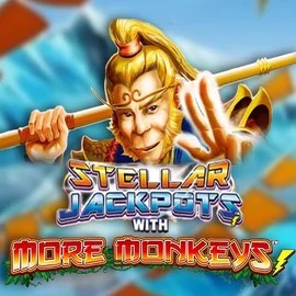 Stellar Jackpots with More Monkeys by Lightning Box Game, showcased at millionerscasino.gr – game logo